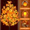 Maple Tree, 63 LED Prelit Fall Decor Maple Tree 7 Pumpkin Lights 7 Acorns Lights Plug in Indoor Outdoor Autumn Thanksgiving Harvest Fall Decorations